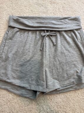 Old Navy Active Fold-Over Waist Gray Lounge Shorts M